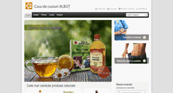 Desktop Screenshot of casadeceaiurialbut.ro